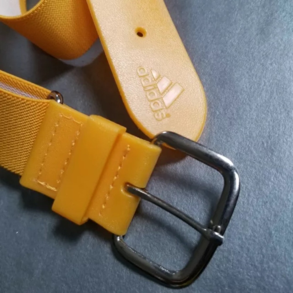 NWOT Adidas || Youth Belt Baseball Yellow - Picture 10 of 14